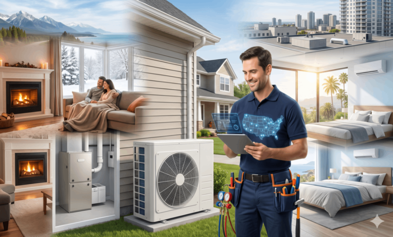 HVAC in Many, LA